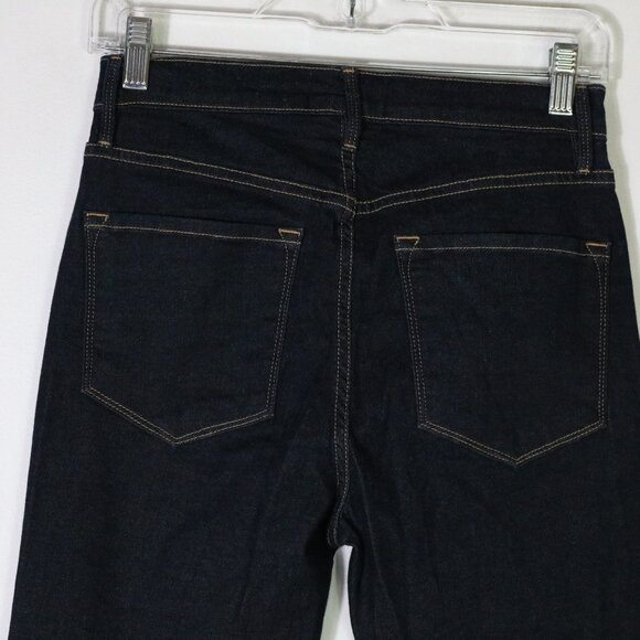 Frame Denim Ali High Rise Skinny Jeans Women 26 Dark Wash Blue High Rise Stretch - Picture 8 of 8